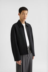 Lightweight Textured Wool Jacket
