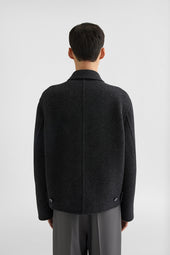 Lightweight Textured Wool Jacket