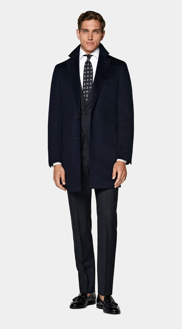 Navy Overcoat