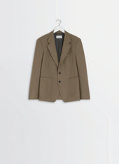 Tailored Single Breasted Jacket In Polywool