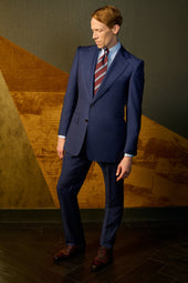 French Blue Contemporary Trousers
