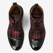 The Jack Dress Boot In Red Plaid