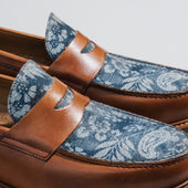 The Jack Penny Loafer In Washed Floral