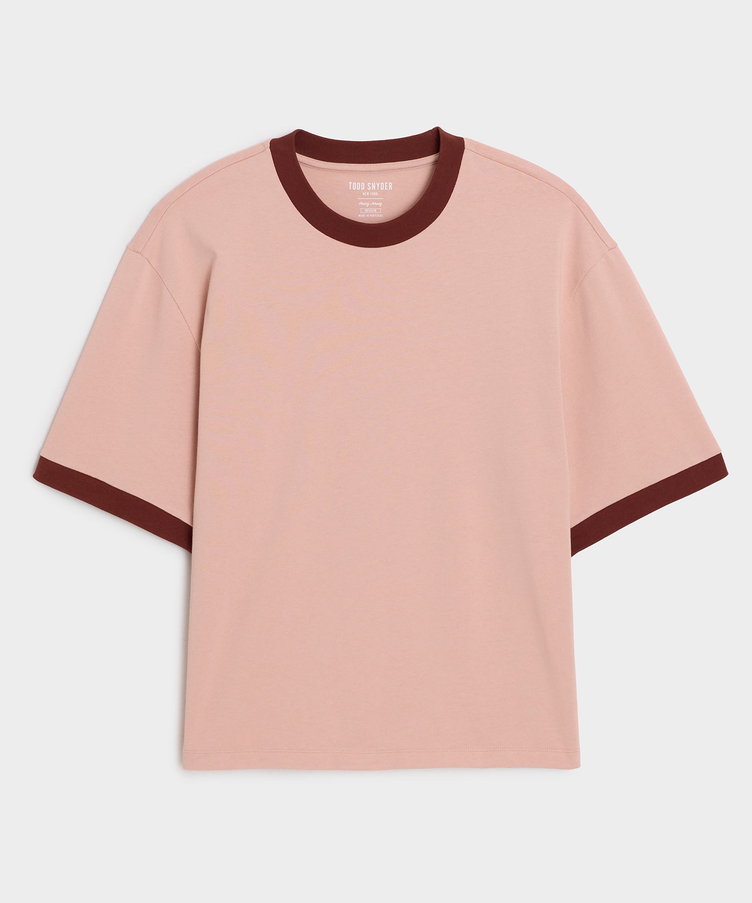 Cropped Portuguese Jersey Ringer Tee