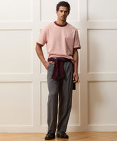 Cropped Portuguese Jersey Ringer Tee