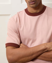 Cropped Portuguese Jersey Ringer Tee