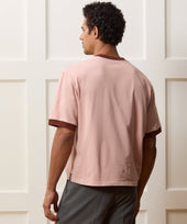 Cropped Portuguese Jersey Ringer Tee