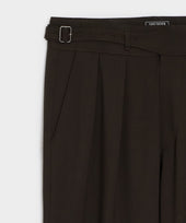 Italian Gabardine Single Belt Gurkha Trouser