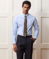 Cotton Twill Button-Down Dress Shirt