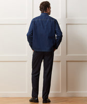 Denim Military Overshirt