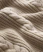Beechwood Cable Knit Sweater Polo