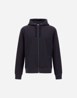 RESORT KNIT EFFECT INTERLOCK AND TRAVEL NYLON PONENTE JACKET