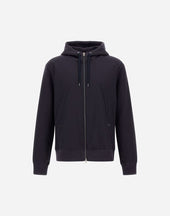 Resort Knit Effect Interlock And Travel Nylon Ponente Jacket