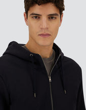 Resort Knit Effect Interlock And Travel Nylon Ponente Jacket