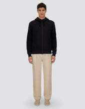 Resort Knit Effect Interlock And Travel Nylon Ponente Jacket