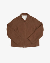 SITE JACKET - BROWN WELTERWEIGHT BELGIAN LINEN