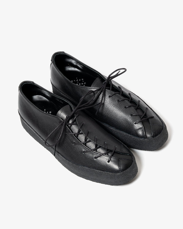 BANANA SHOE - BLACK GRAIN LEATHER