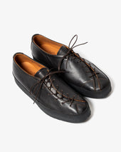 BANANA SHOE - DARK BROWN GRAIN LEATHER