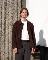 Transport Shirt Dark Brown Ripple Corduroy