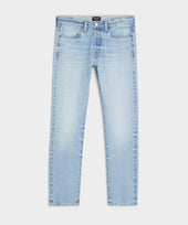 Slim Japanese Selvedge Stretch Jean in Light Indigo