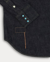 Jennyblu Camicia In Indigo Rinse