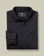 Long Sleeve Smart Cotton Polo