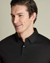 Long Sleeve Smart Cotton Polo