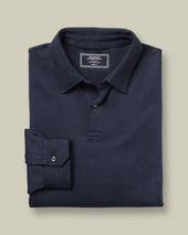 Long Sleeve Smart Cotton Polo