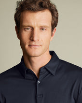 Long Sleeve Smart Cotton Polo