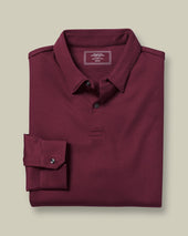Long Sleeve Smart Cotton Polo