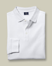 Long Sleeve Pique Polo