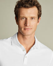 Long Sleeve Pique Polo