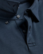 Smart Cotton Polo Petrol Blue