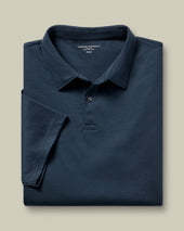 Smart Cotton Polo Petrol Blue