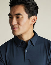 Smart Cotton Polo Petrol Blue