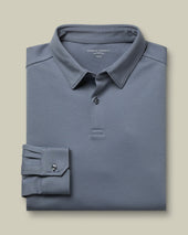 Long Sleeve Smart Cotton Polo