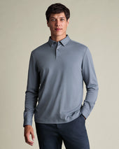 Long Sleeve Smart Cotton Polo