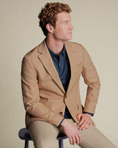 Long Sleeve Smart Cotton Polo Petrol Blue