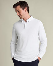 Long Sleeve Smart Cotton Polo