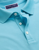 Pique Polo Aqua