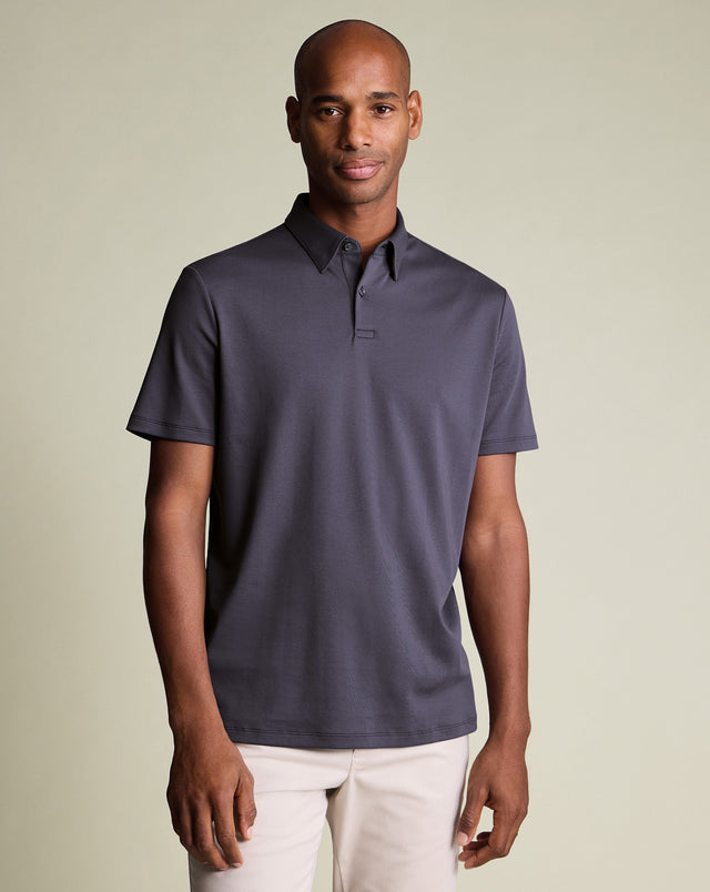 Smart Cotton Polo - Dark Mauve