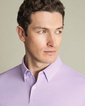 Smart Jersey Polo Lilac Purple