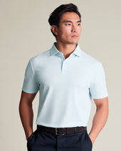 Smart Pique Polo - Ice Blue