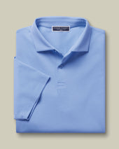 Smart Pique Polo Cornflower