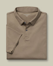 Smart Cotton Polo Mocha