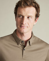 Smart Cotton Polo Mocha