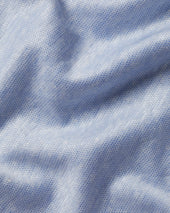 Polo En Lin Bleu Ciel