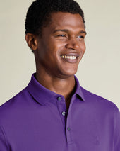 Pique Polo Purple