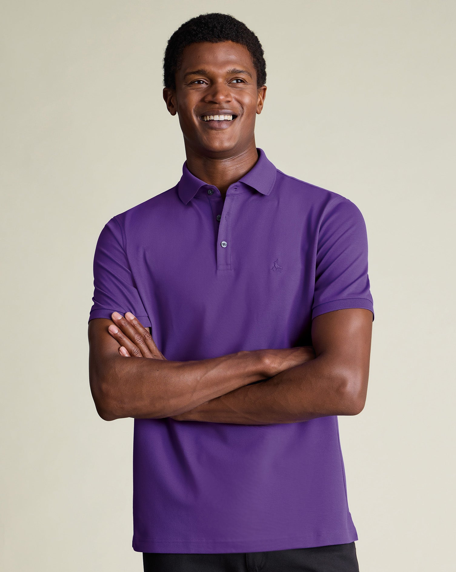 Pique Polo Purple