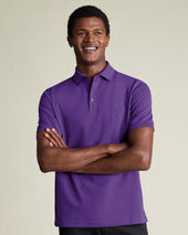 Pique Polo - Purple
